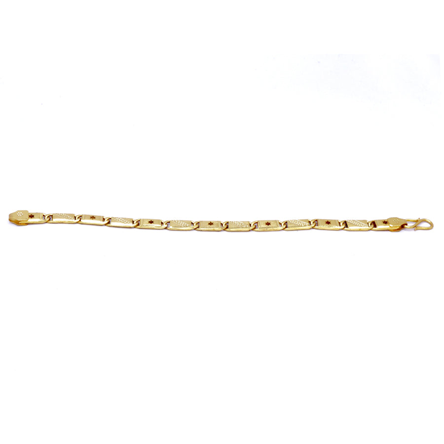 Gold color Box Link Bracelet
