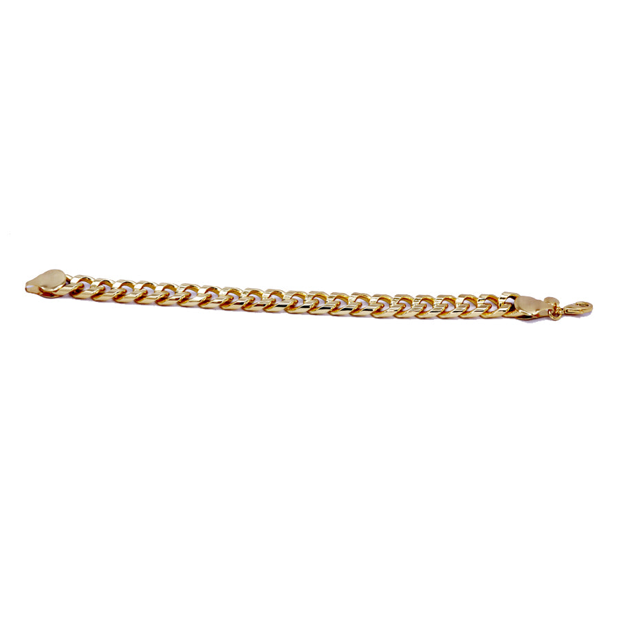 Gold color Curb Chain Bracelet