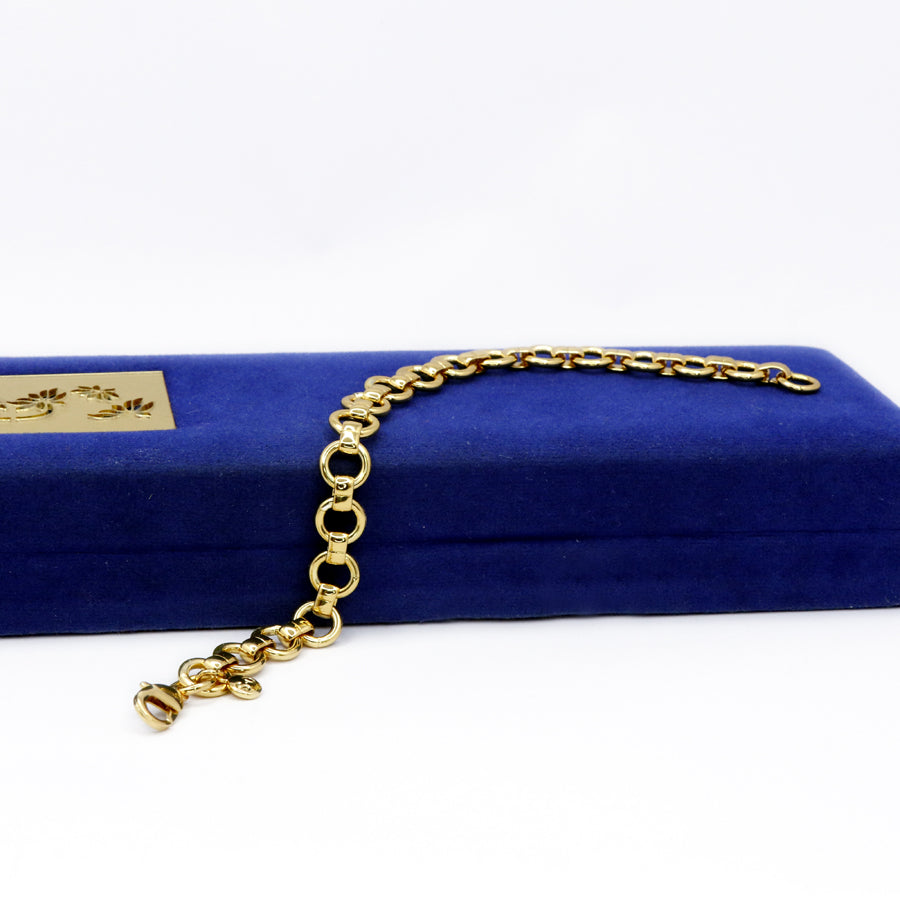 Gold color Belcher Chain Bracelet