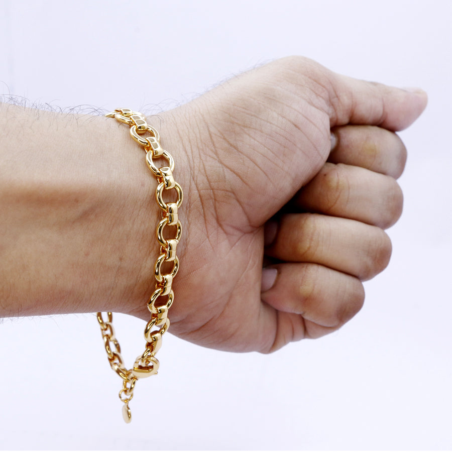 Gold color Belcher Chain Bracelet