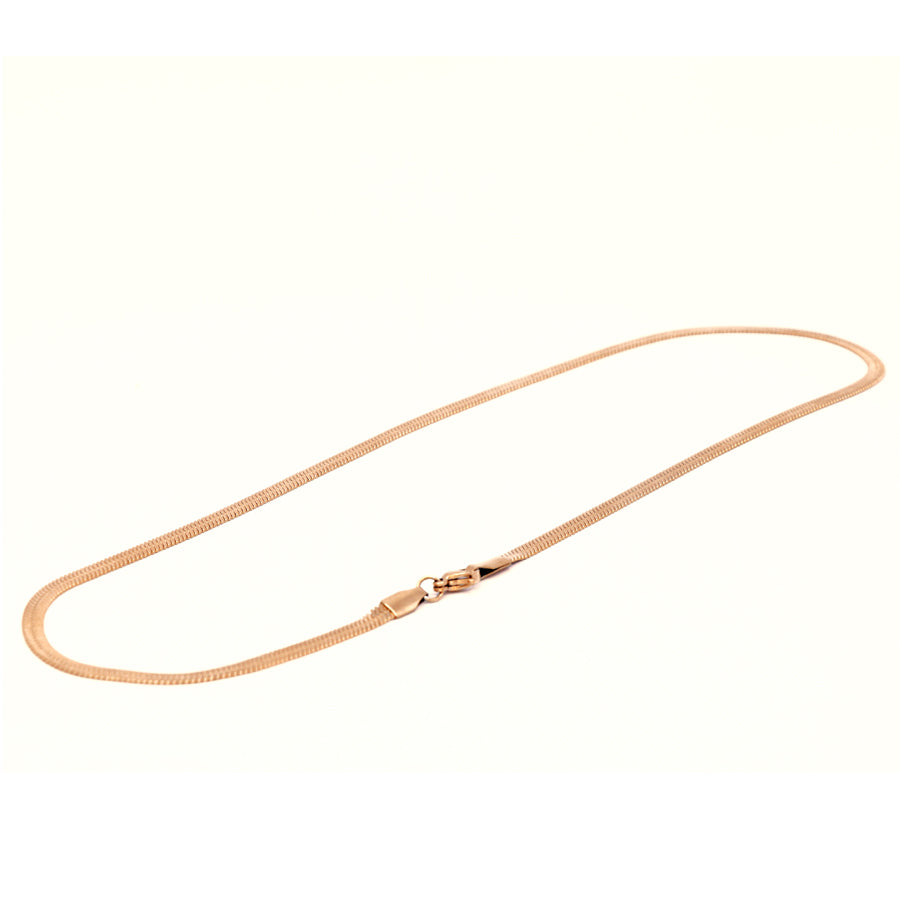 Gold Color Herringbone Chain