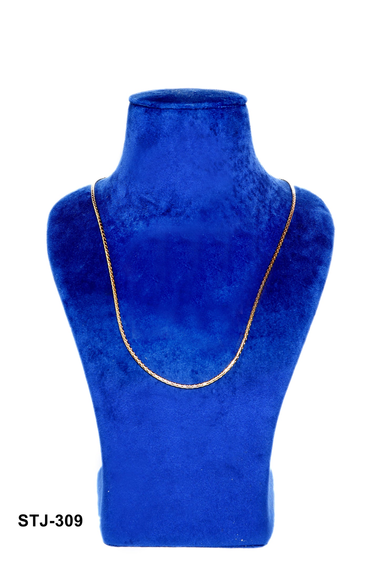 Gold-Tone Minimalist Chain for Men - Sleek Link Design with Lobster Clasp