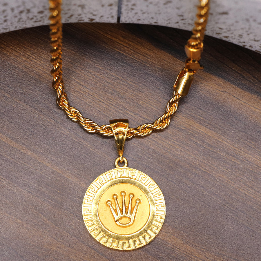 Rolex Medallion Locket with Chain
