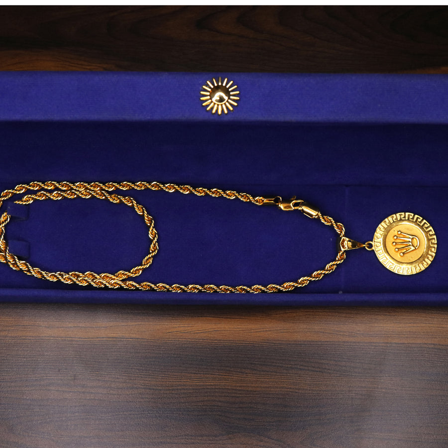Rolex Medallion Locket with Chain