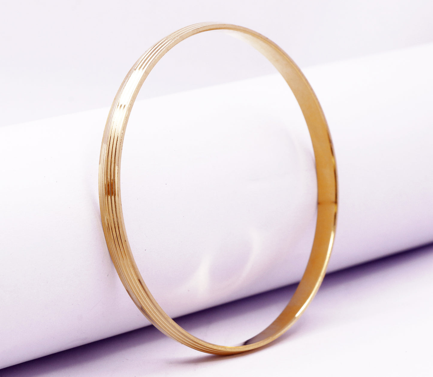 Gold Color Minimalistic Pattern Kada
