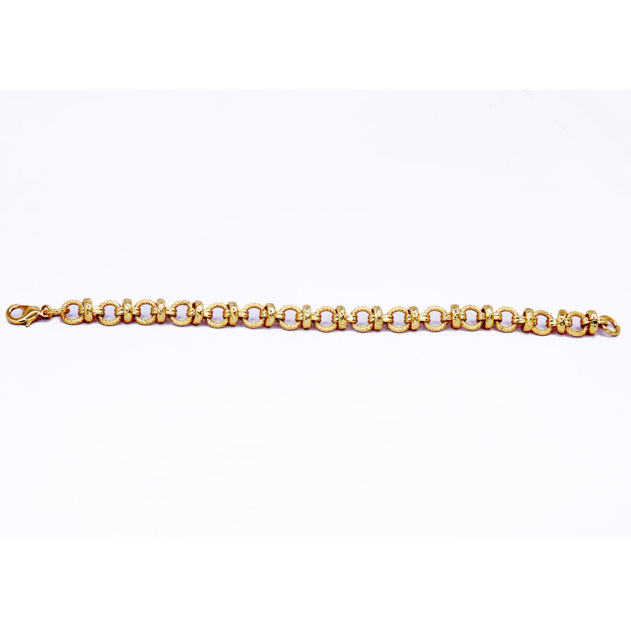 Gold color Rolo Chain Bracelet