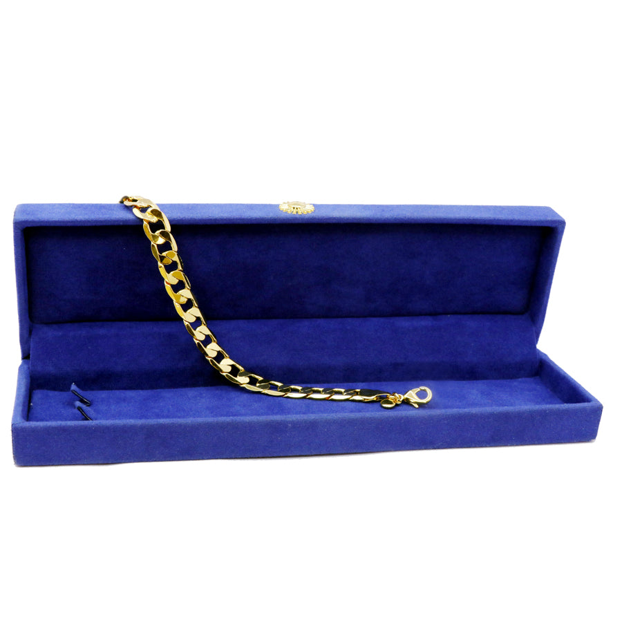 Gold color Curb Chain Bracelet