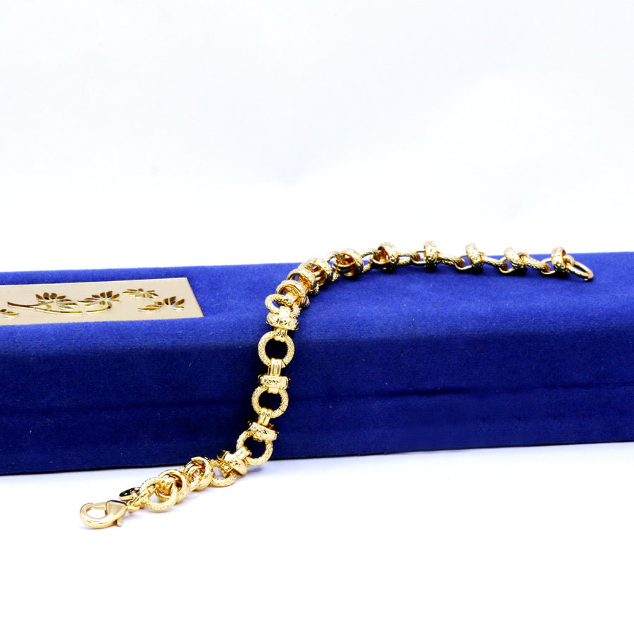 Gold color Rolo Chain Bracelet