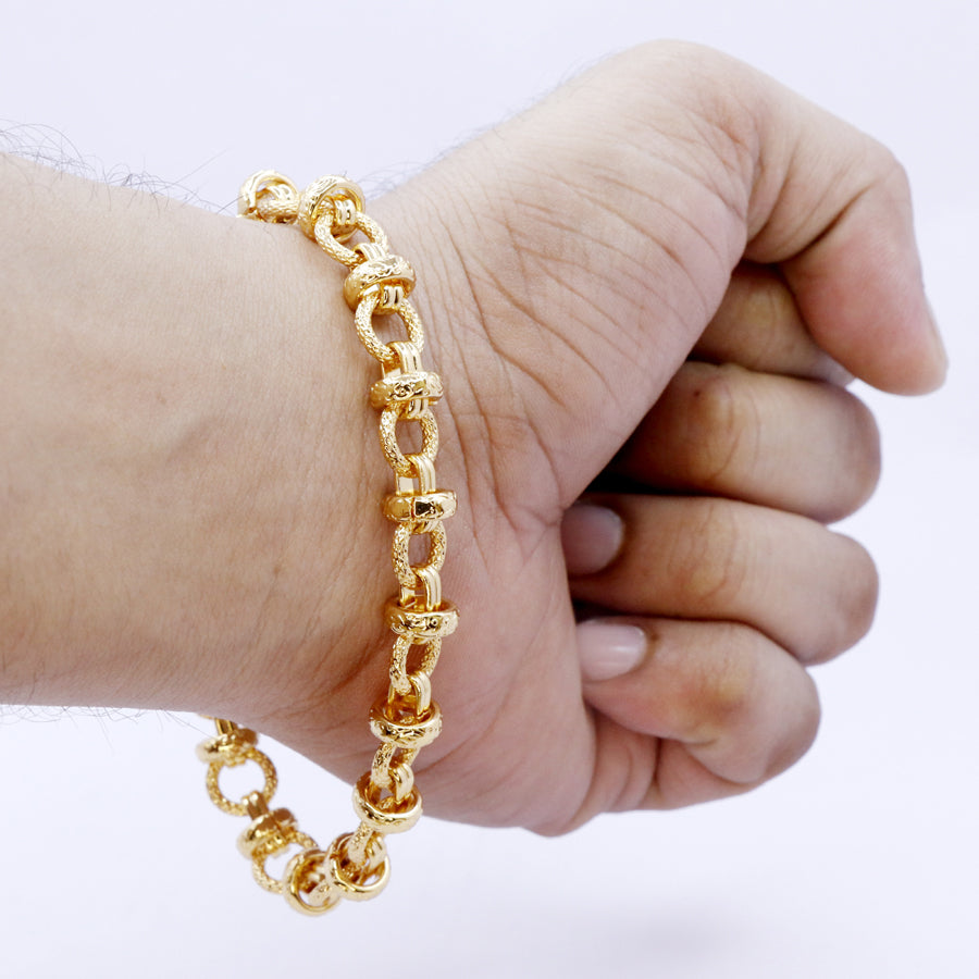 Gold color Rolo Chain Bracelet