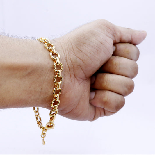 Gold color Belcher Chain Bracelet