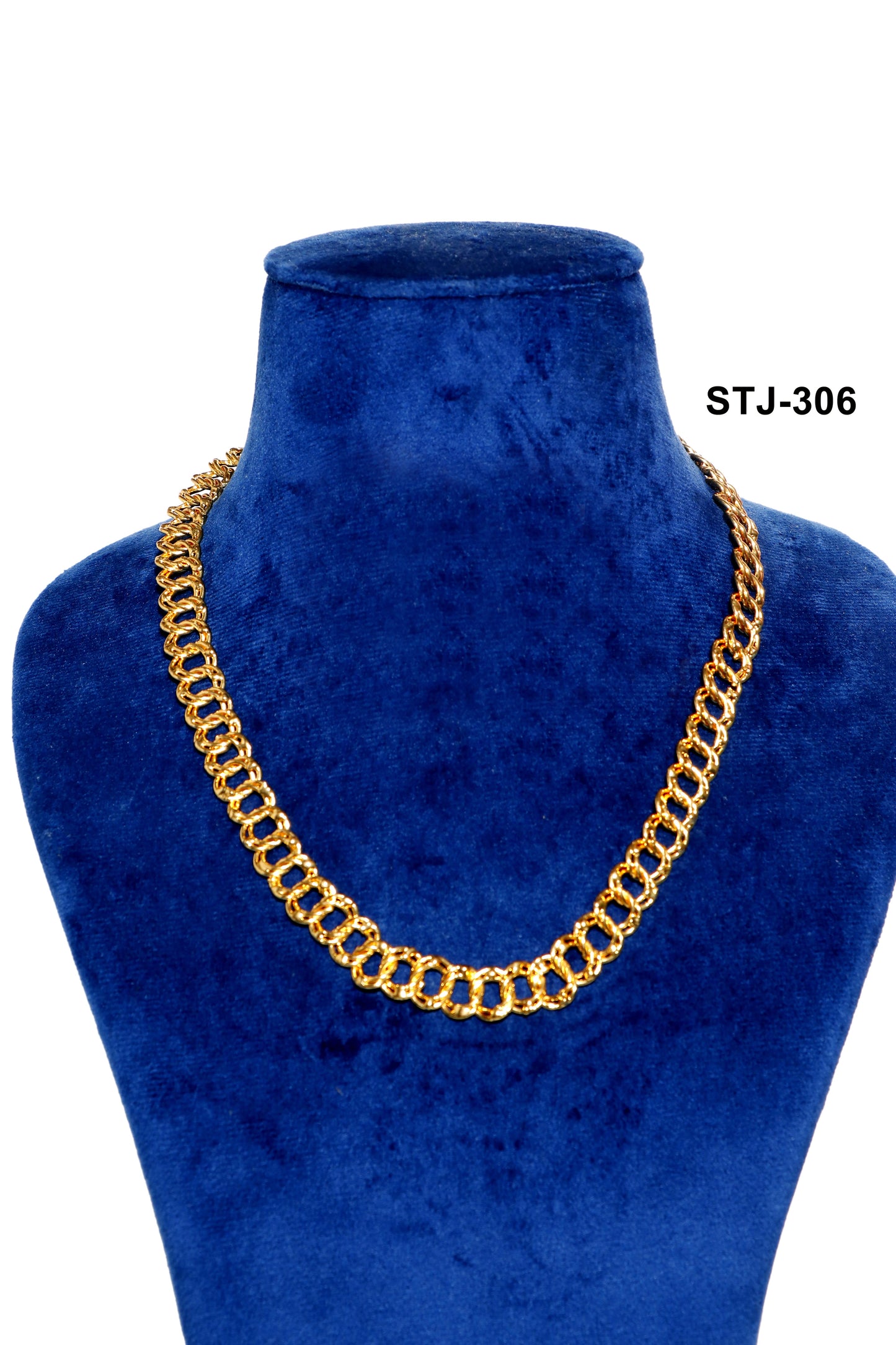 Gold-Toned Interlinked Chain for Men - Durable and Versatile Men's Accessory