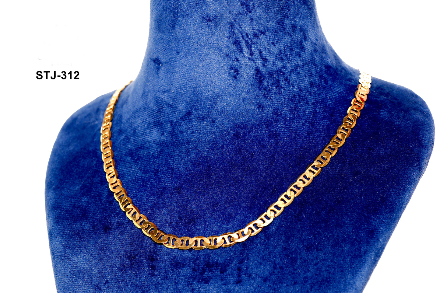 Men's Chain Necklace - Gold-Tone Link Design