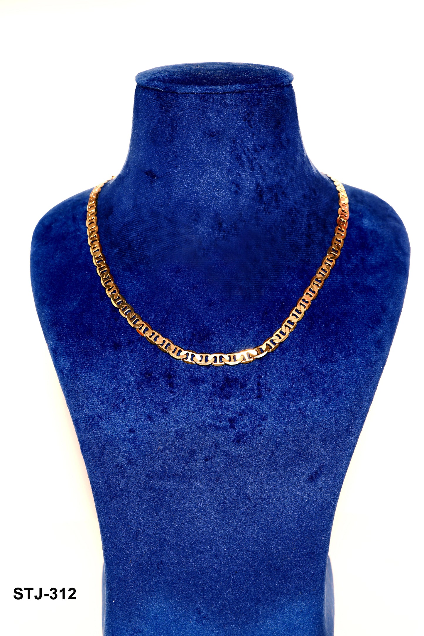 Men's Chain Necklace - Gold-Tone Link Design