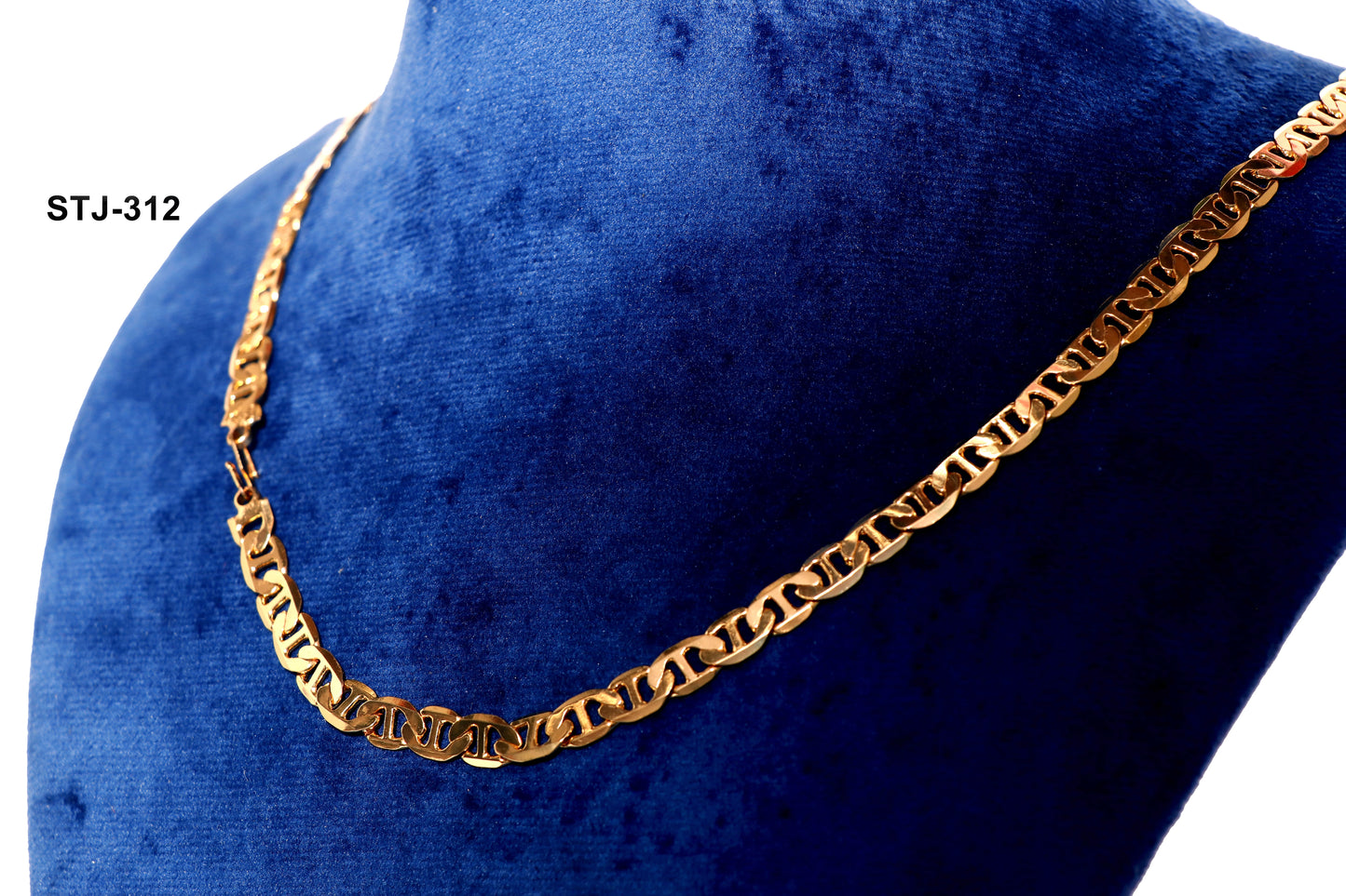 Men's Chain Necklace - Gold-Tone Link Design