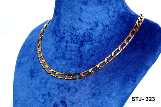 Men's Gold-Tone Chain Necklace - Men's Accessories