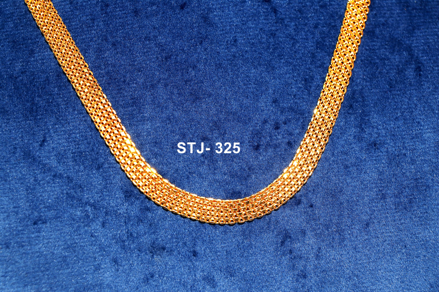 Men's Flat Gold-Tone Chain Necklace - Men's Accessories