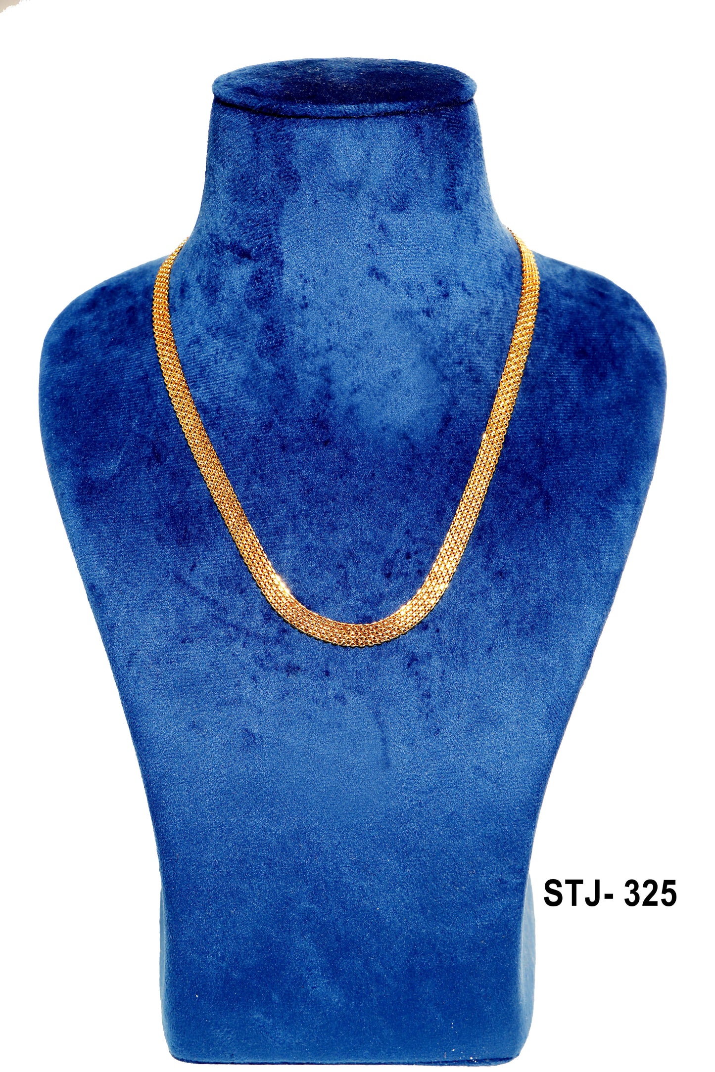 Men's Flat Gold-Tone Chain Necklace - Men's Accessories