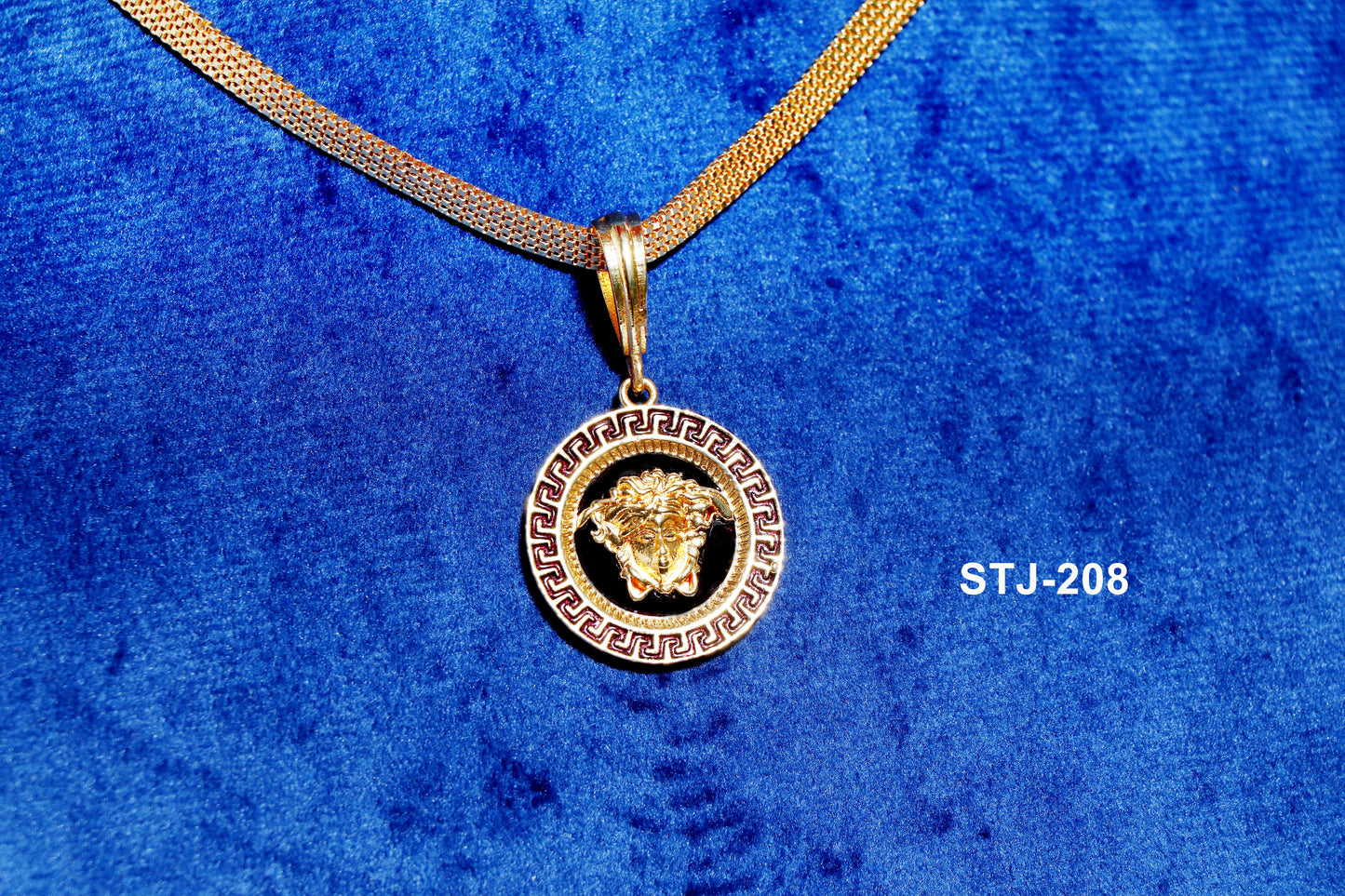 Men's Gold-Plated Locket Pendant Featuring Intricate Lion Head Design, Jewellery for Men