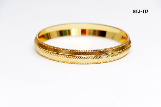 Gold-Plated Kada Bracelet