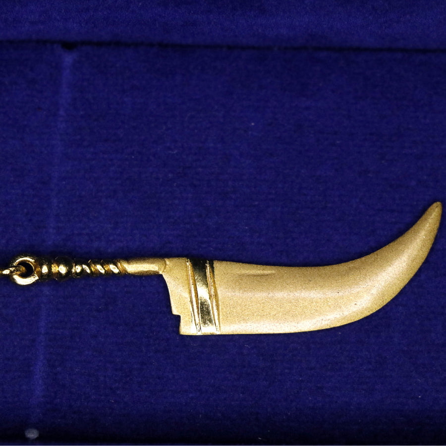 Men's Locket featuring Dagger with Chain