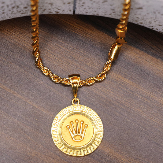 Rolex Medallion Locket with Chain