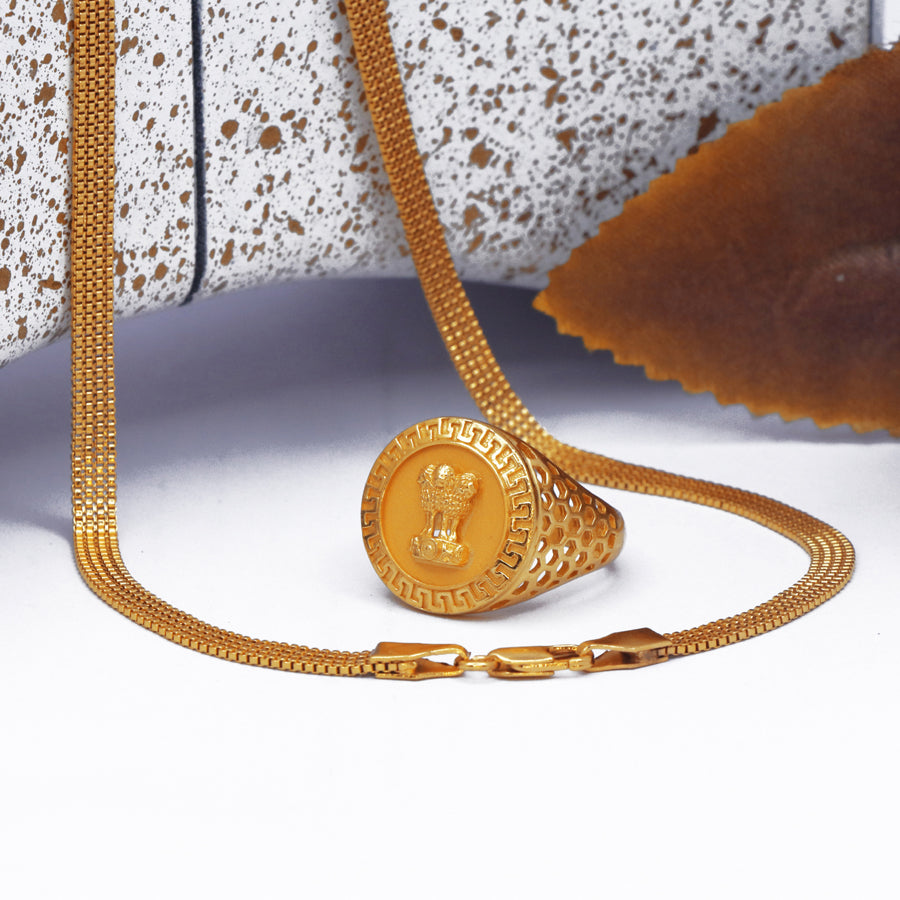 Men's Chain & Ring combo-C