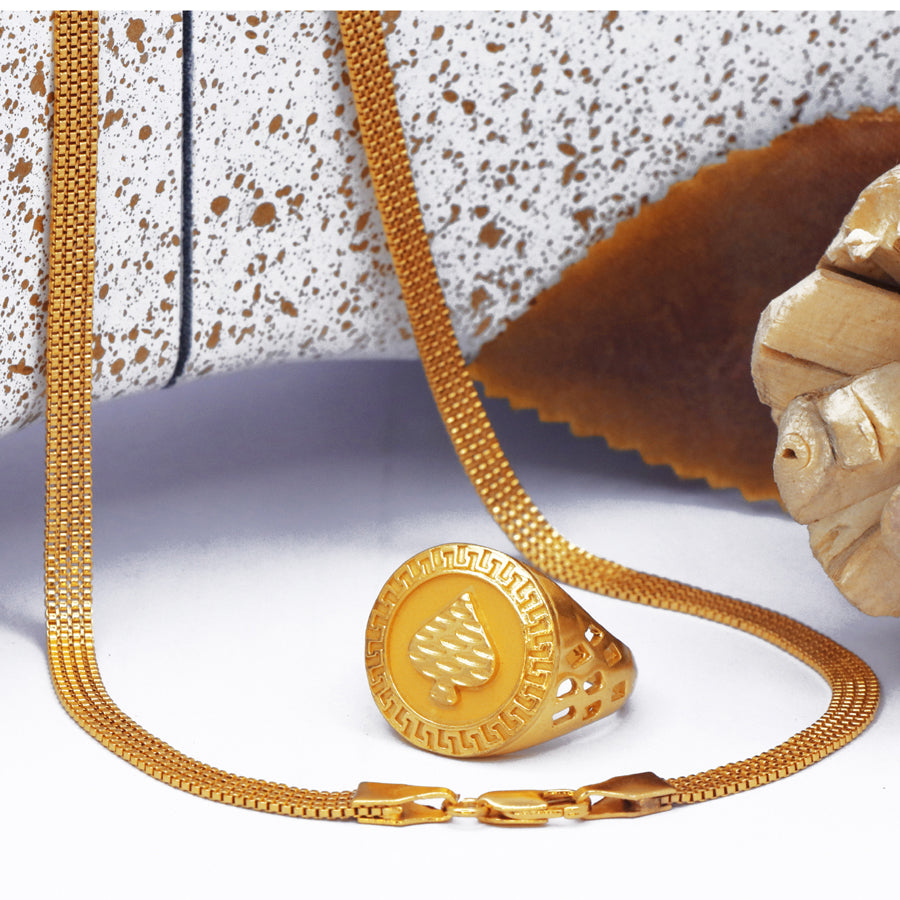 Men's Chain & Ring combo-H